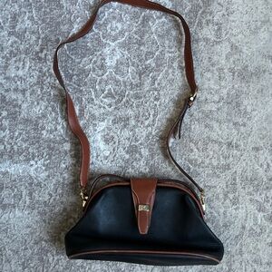 Linea 86 Pelletteria Black leather purse